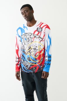  REFLECTIVE TR 02 LOGO FLAME TEE, image 3