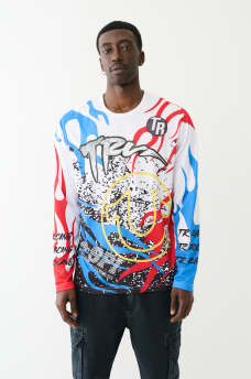  REFLECTIVE TR 02 LOGO FLAME TEE, image 1