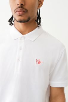  BUDDHA PATCHED LOGO POLO SHIRT
