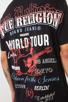  WORLD TOUR LOGO RELAXED TEE, image 3