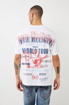  WORLD TOUR LOGO RELAXED TEE, image 3
