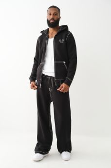 HORSESHOE APPLIQUE SUPER T FLEECE HOODIE, image 3