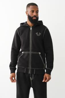 HORSESHOE APPLIQUE SUPER T FLEECE HOODIE, image 6