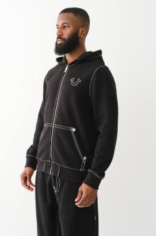 HORSESHOE APPLIQUE SUPER T FLEECE HOODIE, image 7