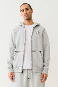 HORSESHOE APPLIQUE SUPER T FLEECE HOODIE, image 3