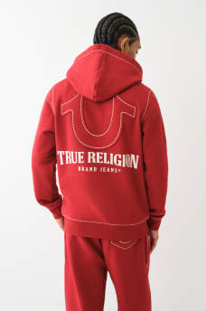 HORSESHOE APPLIQUE SUPER T FLEECE HOODIE, image 6