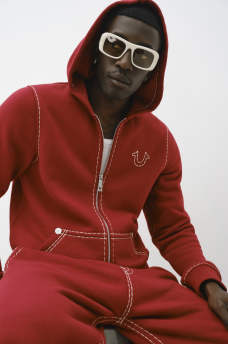 HORSESHOE APPLIQUE SUPER T FLEECE HOODIE, image 7