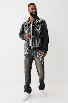 BW x TR BILLY BLACK FLAME BOOTCUT JEAN, image 3