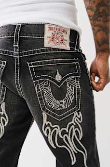 BW x TR BILLY BLACK FLAME BOOTCUT JEAN, image 1