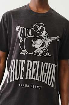 VINTAGE CRACKLE BUDDHA TEE, image 1