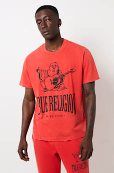 VINTAGE CRACKLE BUDDHA TEE, image 1