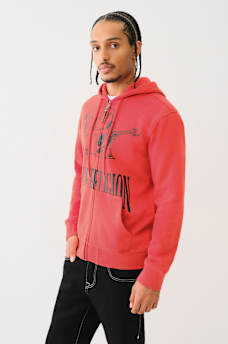 VINTAGE BUDDHA ZIP HOODIE, image 4