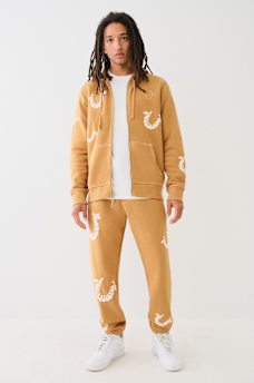 BIG T WARPED PUFF PRINT LOGO ZIP HOODIE, image 4