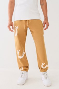 BIG T WARPED PUFF PRINT LOGO JOGGER, image 1