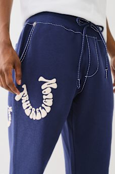 BIG T WARPED PUFF PRINT LOGO JOGGER, image 5