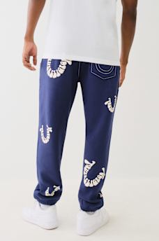 BIG T WARPED PUFF PRINT LOGO JOGGER, image 6