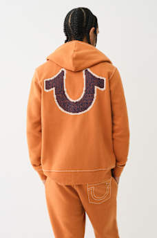 BIG T CROSS STITCH ZIP HOODIE, image 5