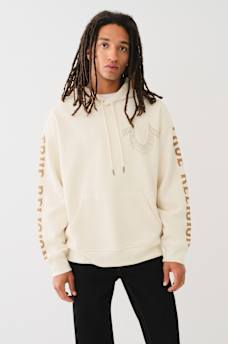 SUDADERA CON CAPUCHA Y HERRADURA CON TACHAS