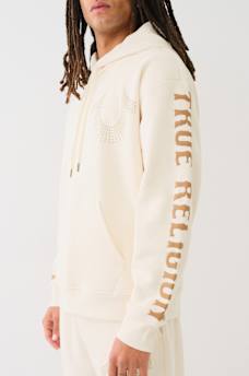 SUDADERA CON CAPUCHA Y HERRADURA CON TACHAS