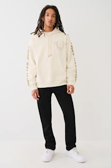SUDADERA CON CAPUCHA Y HERRADURA CON TACHAS