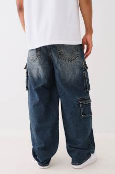 BAGGY SINGLE NEEDLE CARGO JEAN