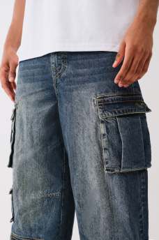 BAGGY SINGLE NEEDLE CARGO JEAN