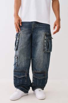BAGGY SINGLE NEEDLE CARGO JEAN