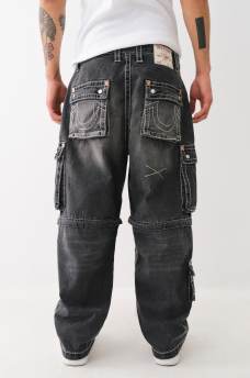 CONVERTIBLE BIG T ZIP CARGO JEAN, image 2