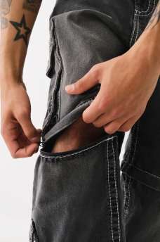 CONVERTIBLE BIG T ZIP CARGO JEAN, image 7