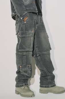 CONVERTIBLE BIG T ZIP CARGO JEAN, image 1