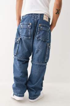 CONVERTIBLE BIG T ZIP CARGO JEAN, image 2