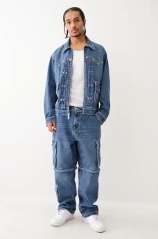 CONVERTIBLE BIG T ZIP CARGO JEAN, image 4