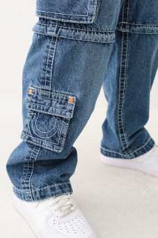 CONVERTIBLE BIG T ZIP CARGO JEAN, image 6