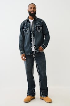 JEANS CORTE DE BOTA BILLY CON COSTURA S&Uacute;PER T, image 6