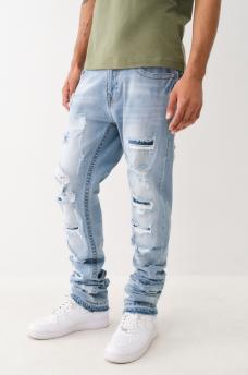 JEAN SKINNY ROCCO &Agrave; COUTURES SUPERPOS&Eacute;ES, image 3