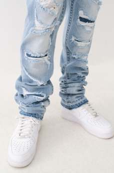 JEAN SKINNY ROCCO &Agrave; COUTURES SUPERPOS&Eacute;ES, image 5
