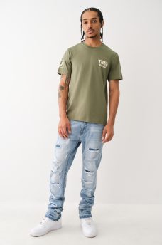 JEAN SKINNY ROCCO &Agrave; COUTURES SUPERPOS&Eacute;ES, image 7