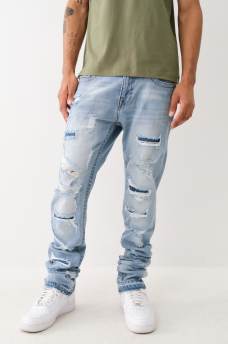 JEAN SKINNY ROCCO &Agrave; COUTURES SUPERPOS&Eacute;ES, image 1