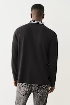 LONG SLEEVE POLO SHIRT, image 5
