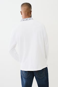 LONG SLEEVE POLO SHIRT, image 2