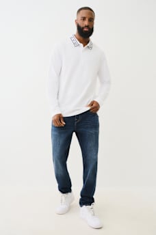 LONG SLEEVE POLO SHIRT, image 6