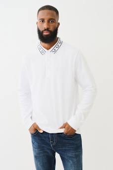 LONG SLEEVE POLO SHIRT, image 1