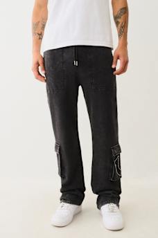 STUDDED CARGO SWEAT PANT, image 3