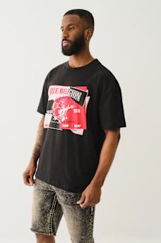 HEAVYWEIGHT TORN LOGO TEE, image 3