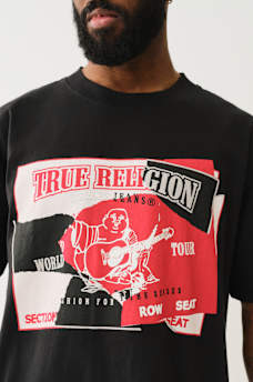 HEAVYWEIGHT TORN LOGO TEE, image 1
