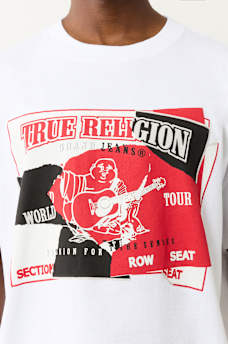 HEAVYWEIGHT TORN LOGO TEE, image 2