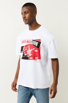HEAVYWEIGHT TORN LOGO TEE, image 3