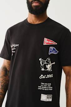 HEAVYWEIGHT COLLEGIATE LOGO TEE, image 1