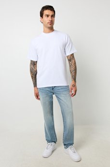 GENO EMBOSSED HORSESHOE SLIM JEAN, image 6