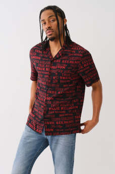 TRUE RELIGION CAMP COLLAR SHIRT, image 4
